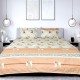Sale Active Breathable Floral Glace Cotton Bedsheet for Double Bed with 2 Pillow Cover Set 